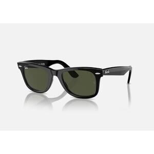 Ray-Ban Original Wayfarer Classic Polished Black Frame & Green Lenses Sunglasses